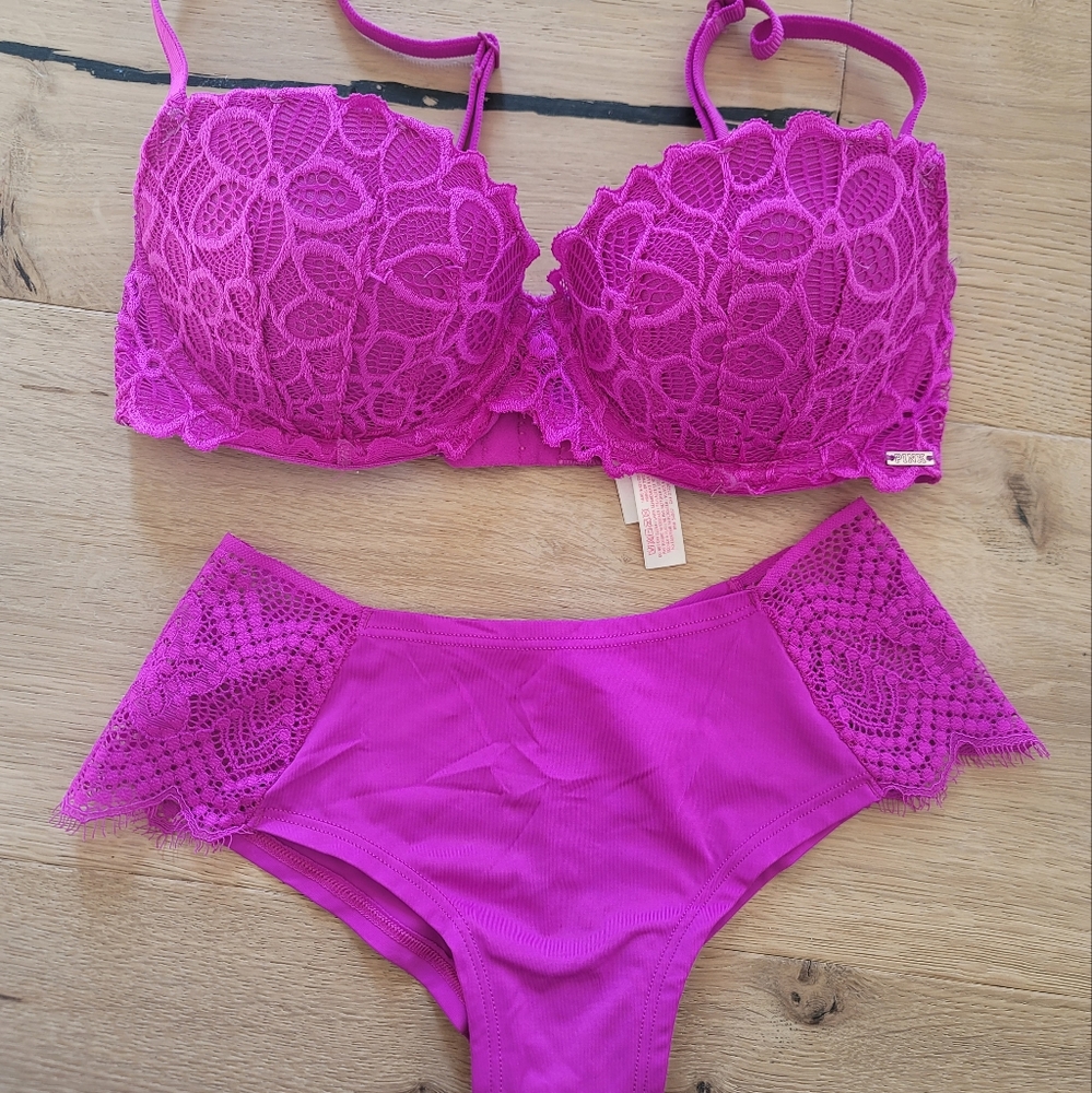 PINK Victoria's secret bra and panties